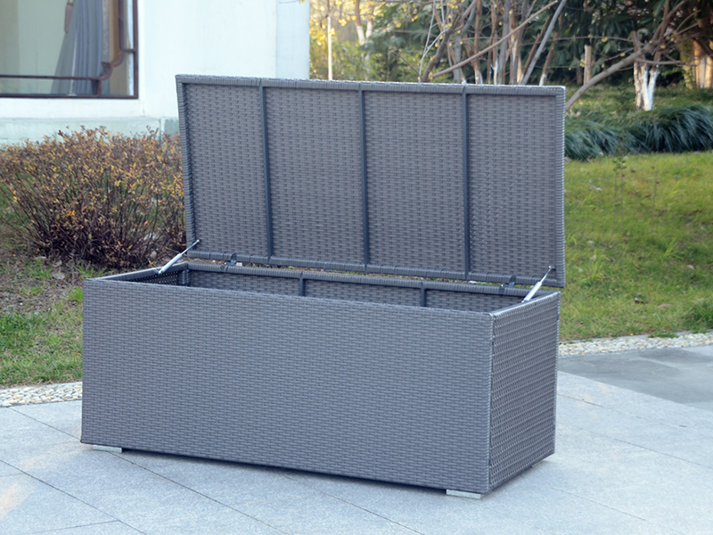 อลูมิเนียมเฟรมจัดเก็บ Rattan Trunk YQR-047